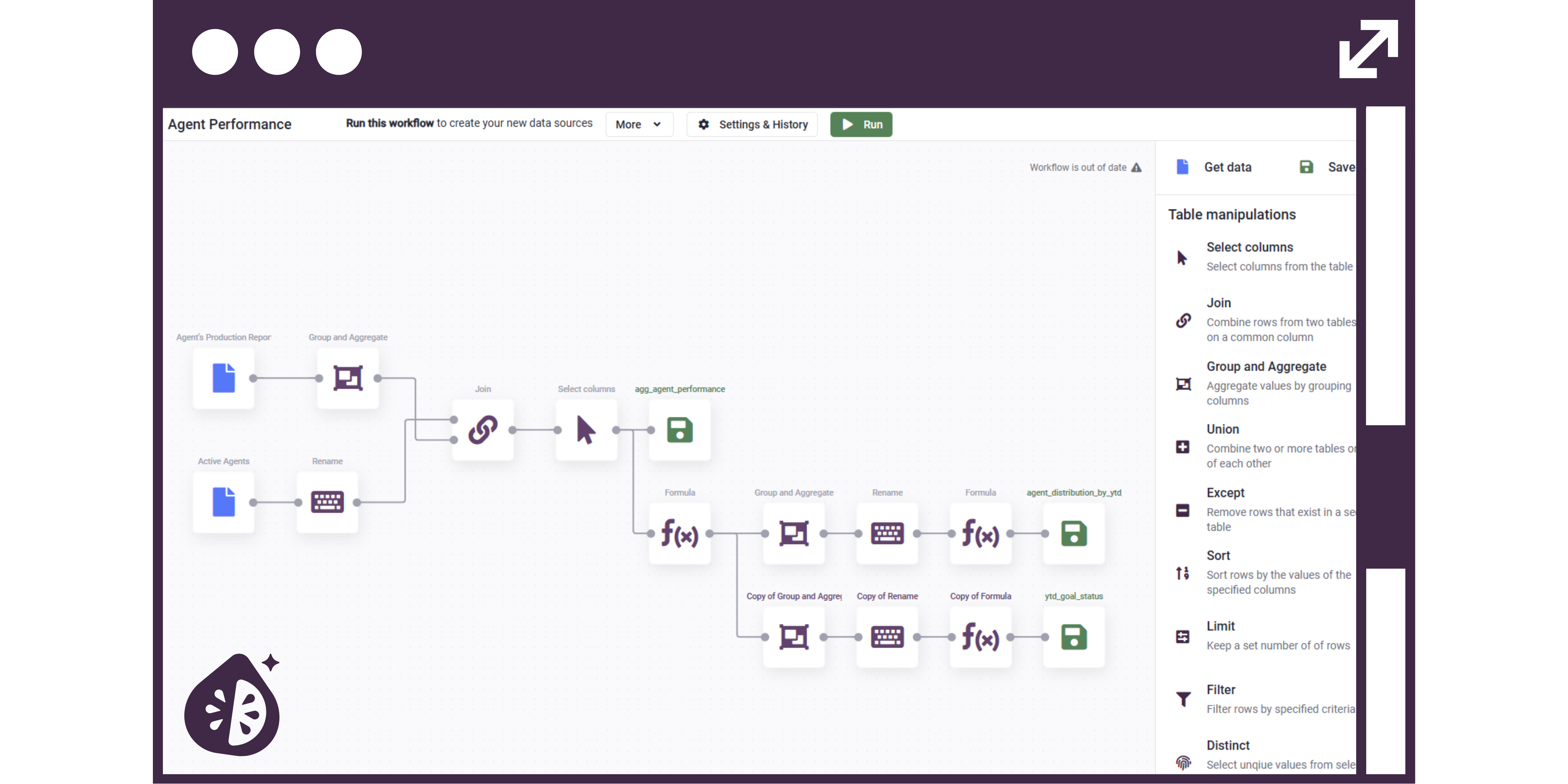 Transform data and build Machine Learning models with Go Fig's no-code tool